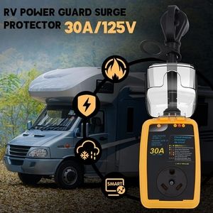 CAQEG Protector contra sobretensiones para vehículos recreativos de 30 amperios